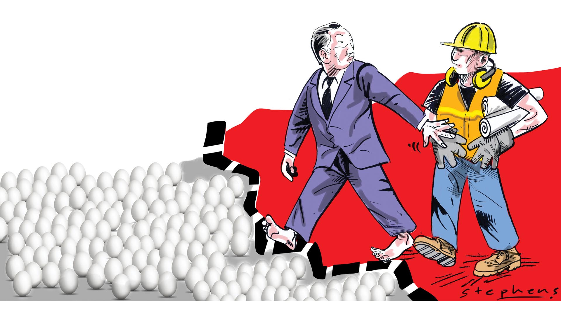 The projects must be international collective enterprises; this is the only way to substantially ease the other nations' worries and suspicions.