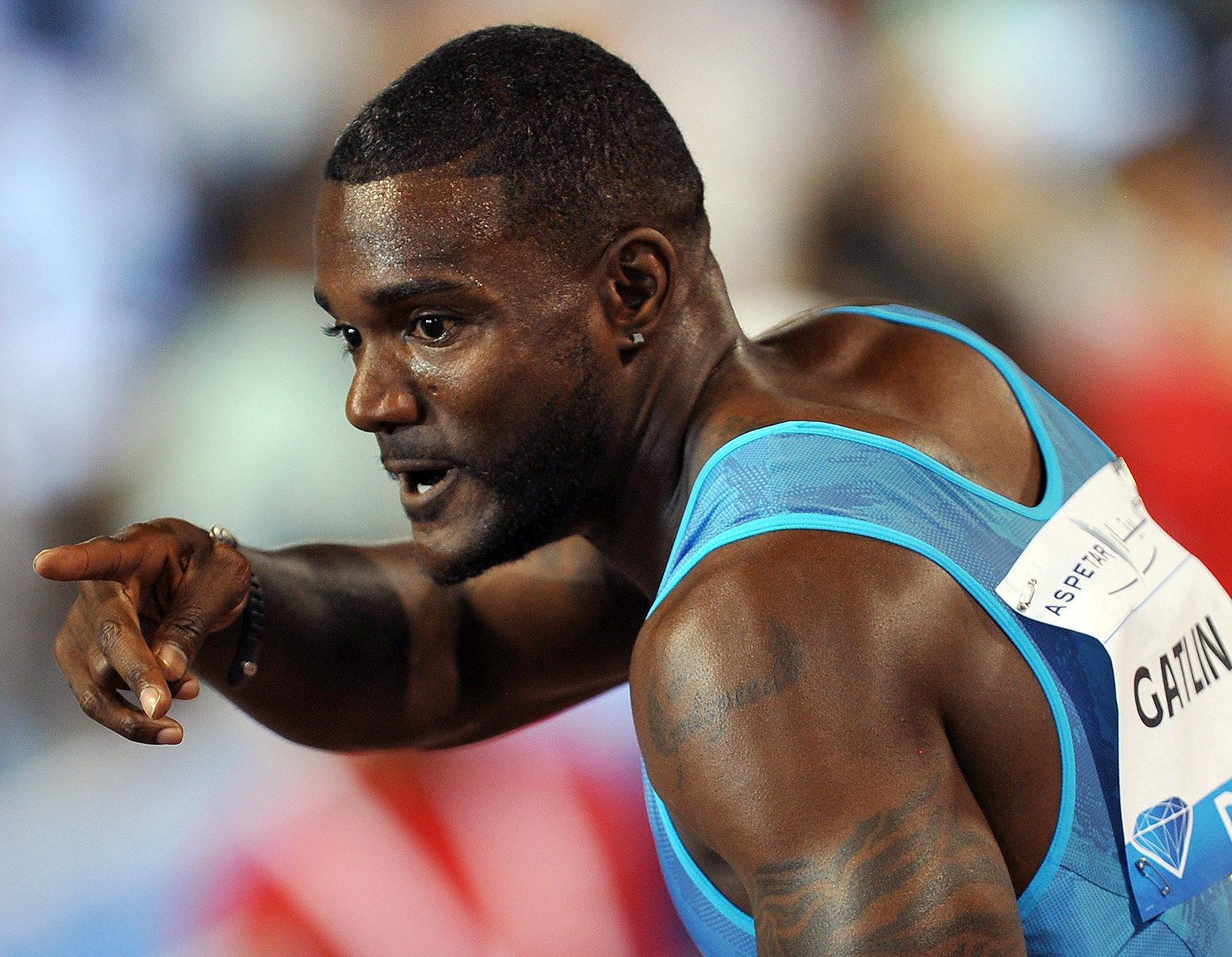 American sprinter Justin Gatlin is hungry as ever to secure gold at the World Championships in Beijing, which start today. Photo: EPA
