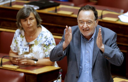 Greek former Energy Minister Panagiotis Lafazanis will lead the new 'Popular Unity' party. Photo: Reuters 