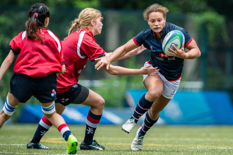 Forward Natasha Olsen-Thorne (right) will be one of several veterans leading the charge this weekend as Hong Kong do battle at the World Rugby Women’s Sevens Series qualifiers in Dublin. Photos: HKRU