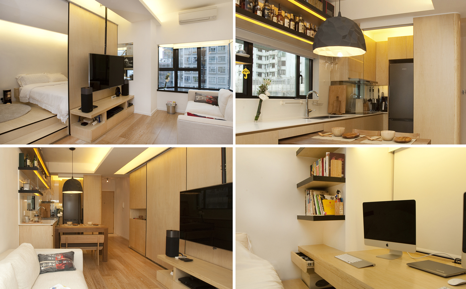 Inside the shape-shifting 452-square-foot Hong Kong flat dubbed the 'city transformer'