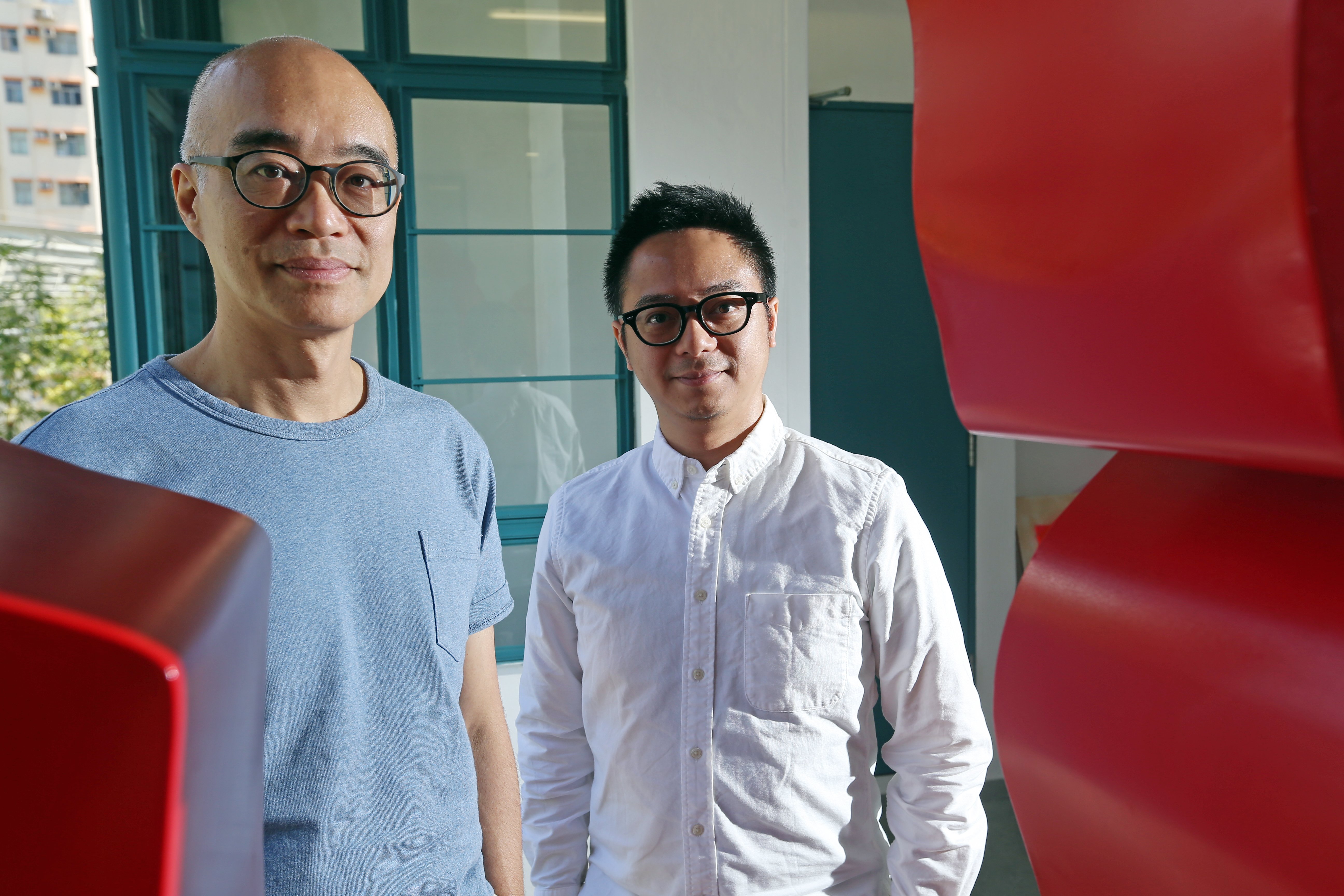 David Yeung (left) and Cedric Chan appear in '1587, A year of no significance'. Photo: K. Y. Cheng