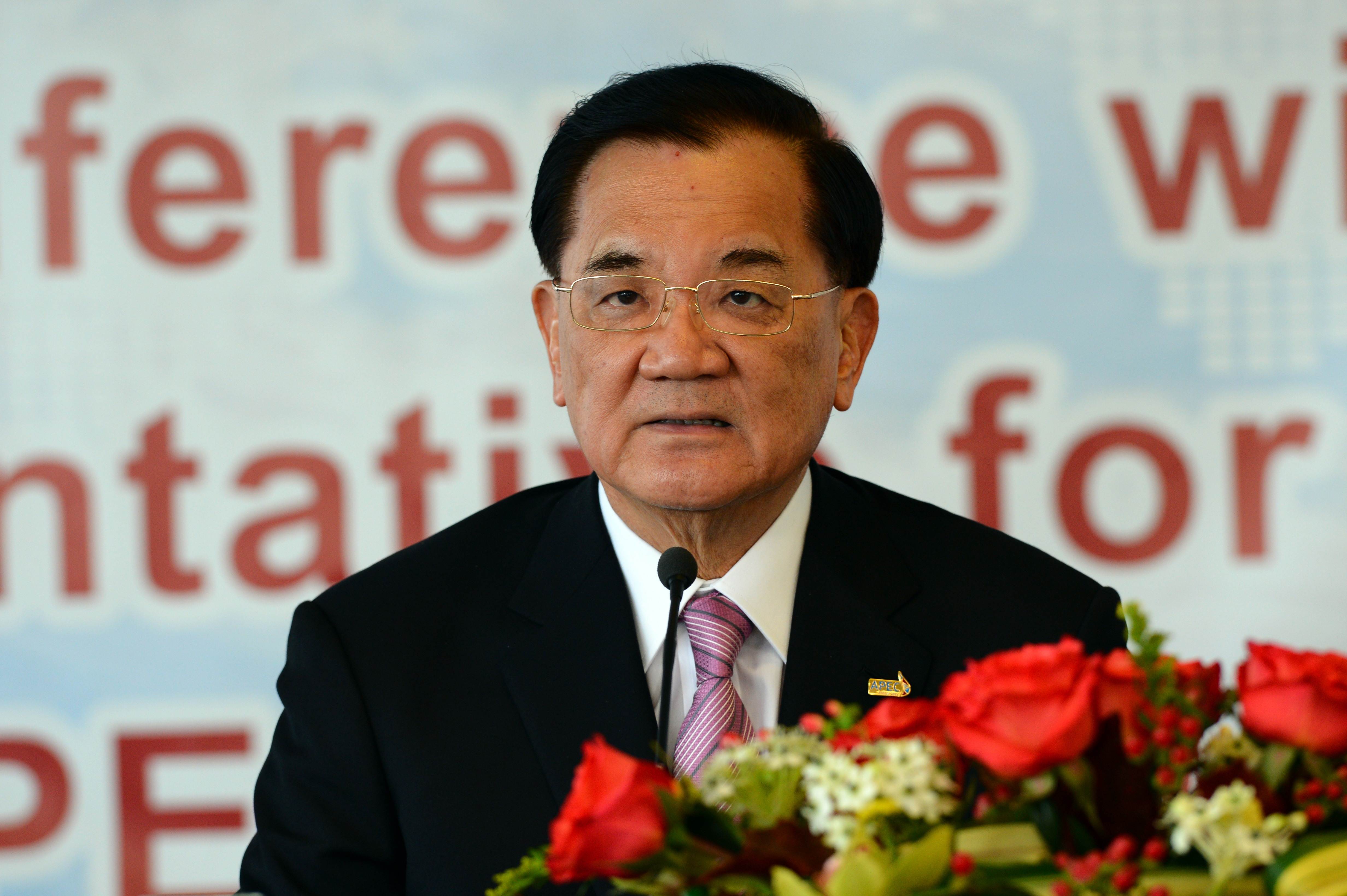Lien Chan is a frequent visitor to mainland China. Photo: AFP