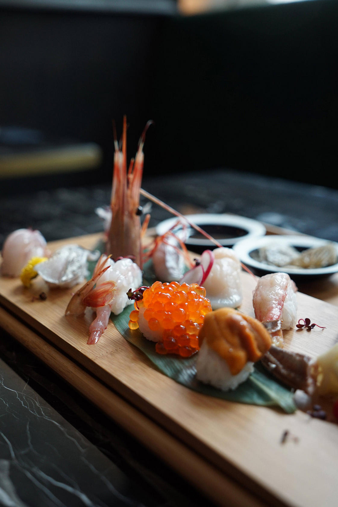 URA’s sushi platter