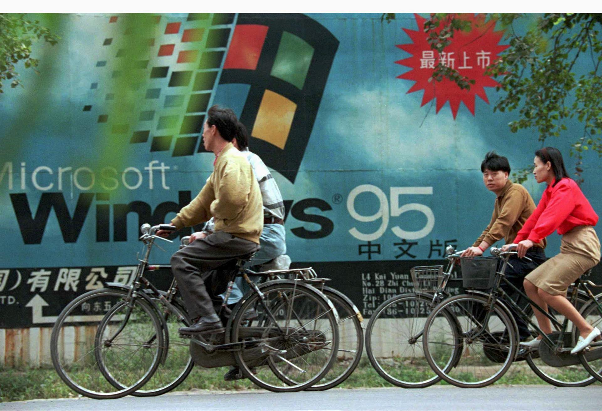 In its early years, Microsoft struggled in China as it remained somewhat inward focused. Photo: Reuters
