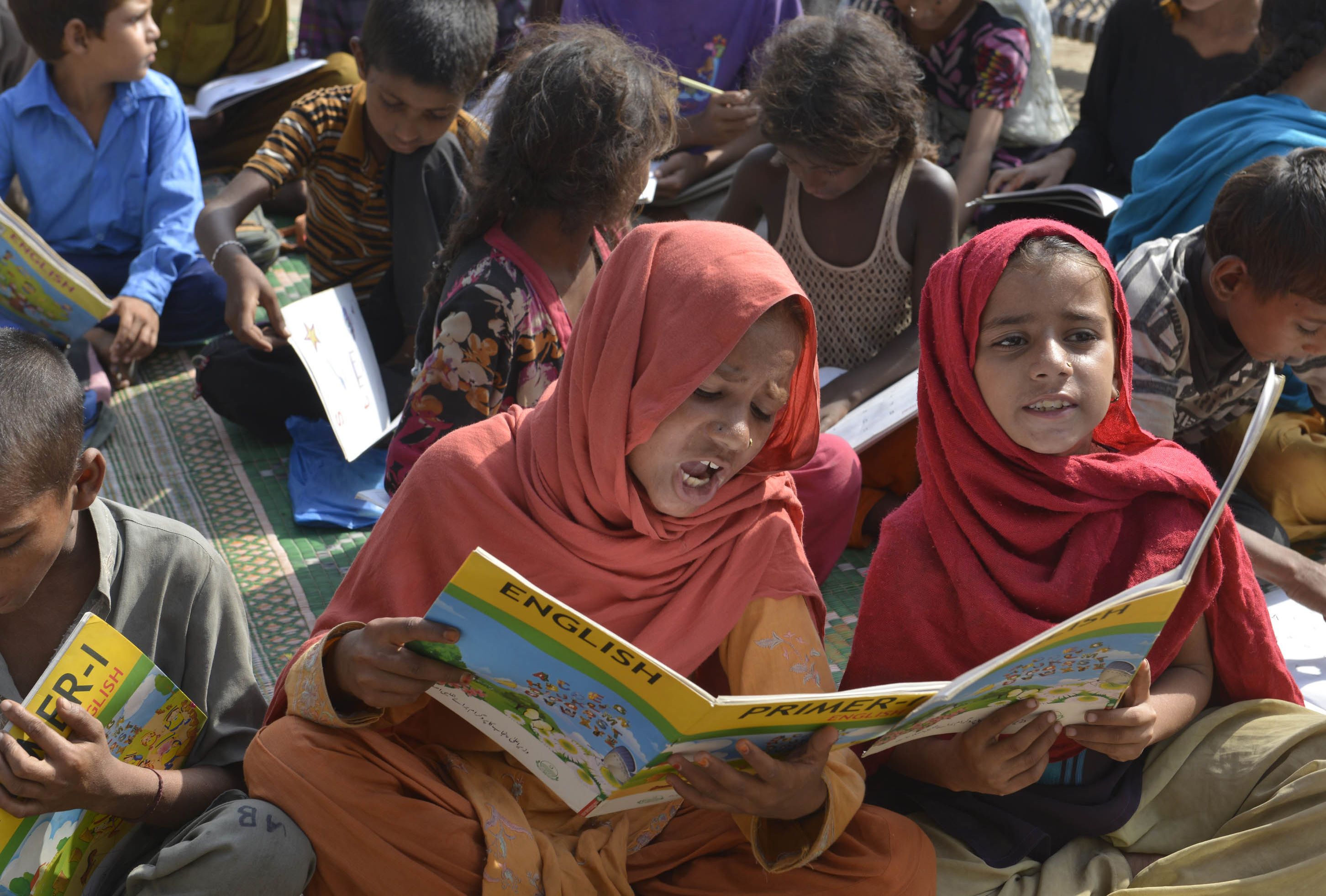 In 2000, about 100 million children of primary school age were out of school. Since then, that has fallen by almost half. Photo: AFP