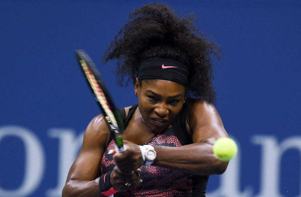 Williams is trying to become the first tennis player since Steffi Graf in 1988 to earn all four grand slam titles in a single season. Photo: AFP