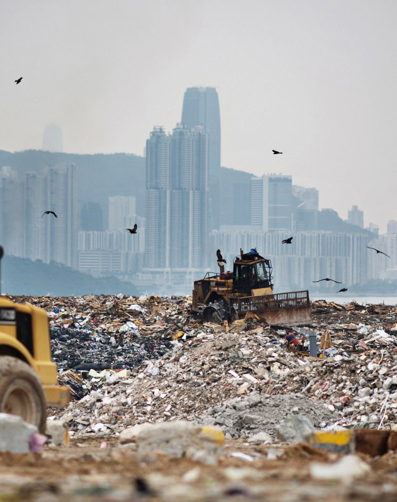 All three landfill sites in the New Territories will be full by 2019, according to a 2013 report by the EPD. Photo: Bloomberg