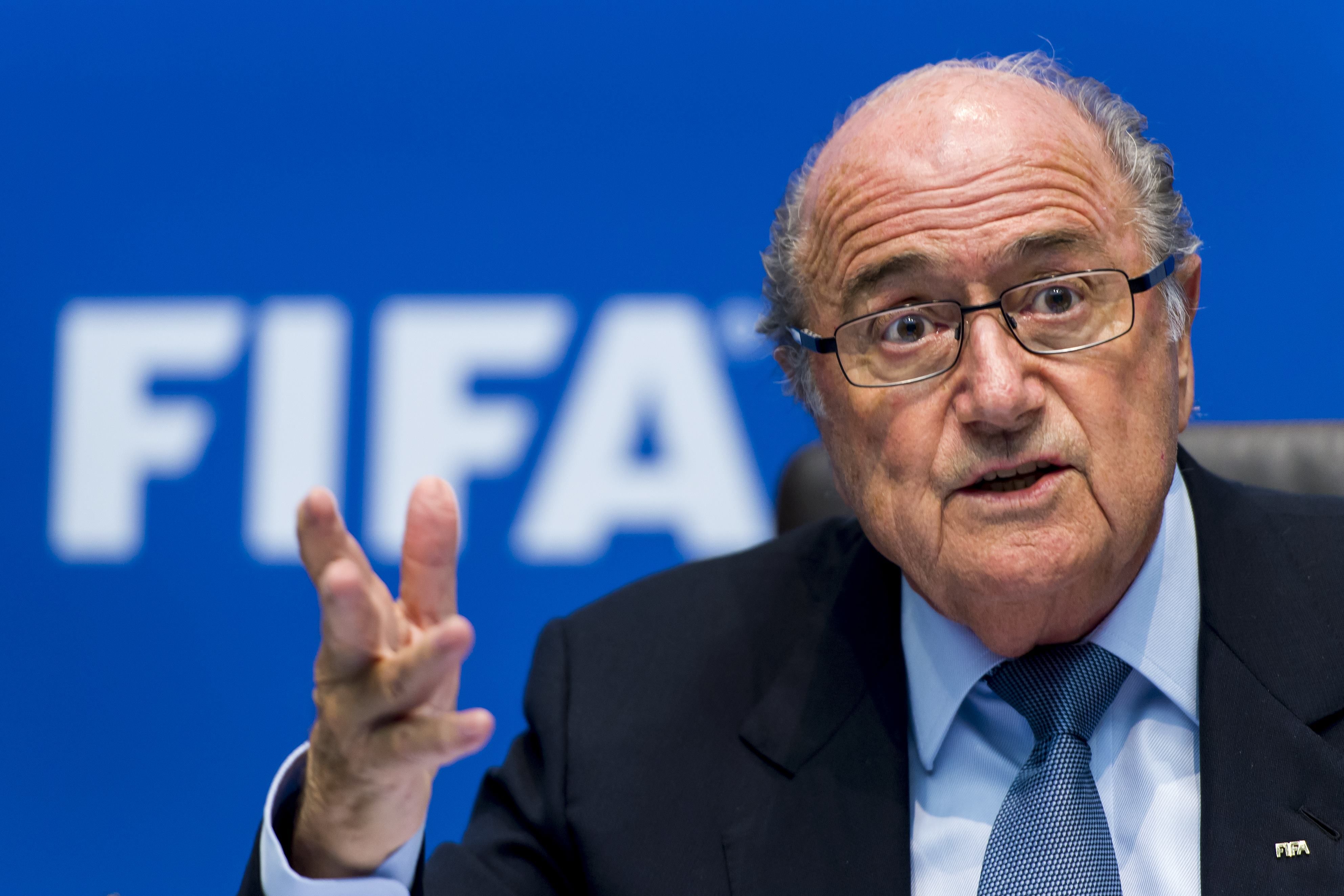 Fifa's president Sepp Blatter sent an email to staff assuring them that the body would recover from the latest scandal. Photo: AFP 
