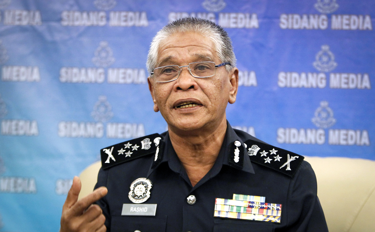 Malaysian police Deputy Inspector General Noor Rashid Ibrahim said he did not think the suspects were linked directly to the bombing in Thailand. Photo: AP