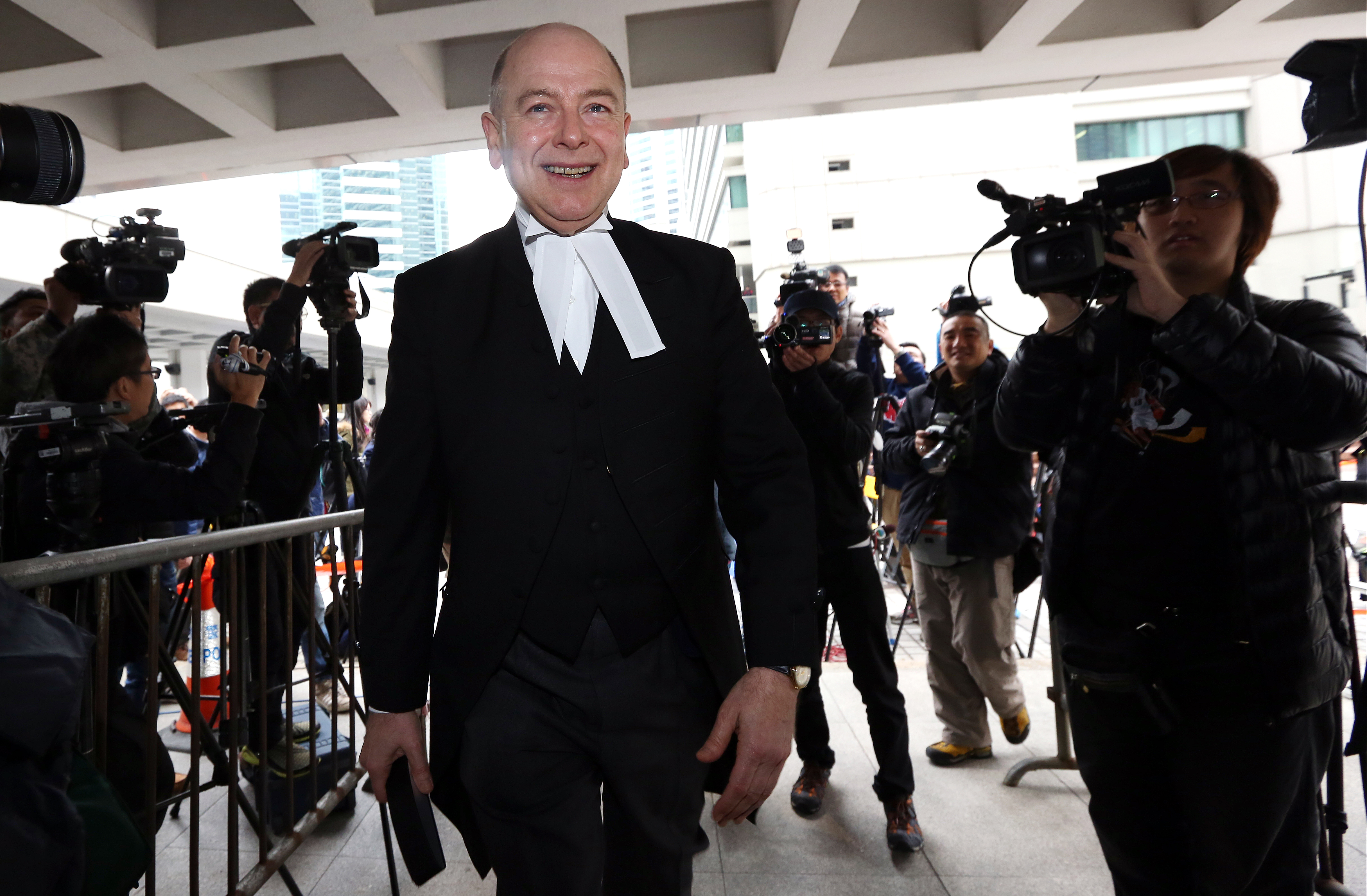 David Perry QC outside the High Court in Admiralty last year. Photo: Nora Tam