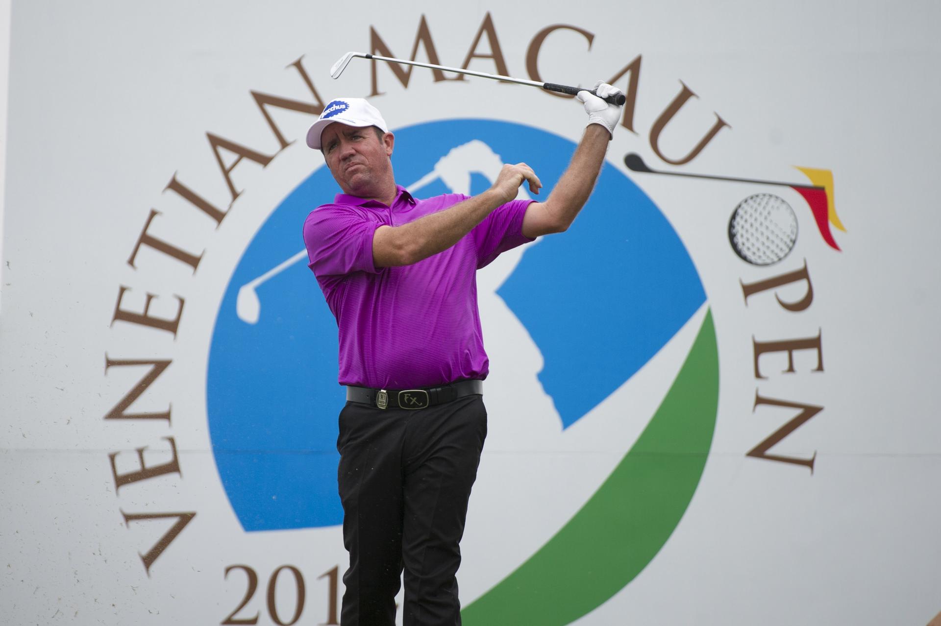 Scott Hend is hoping to win the title this year to avenge losing the title to Anirban Lahiri. Photo: AFP