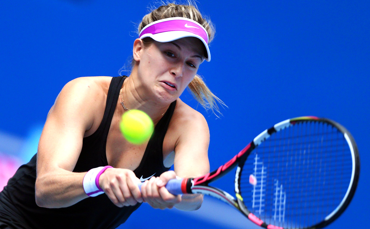 Eugenie Bouchard is seeking unspecified damages in the lawsuit. Photo: EPA