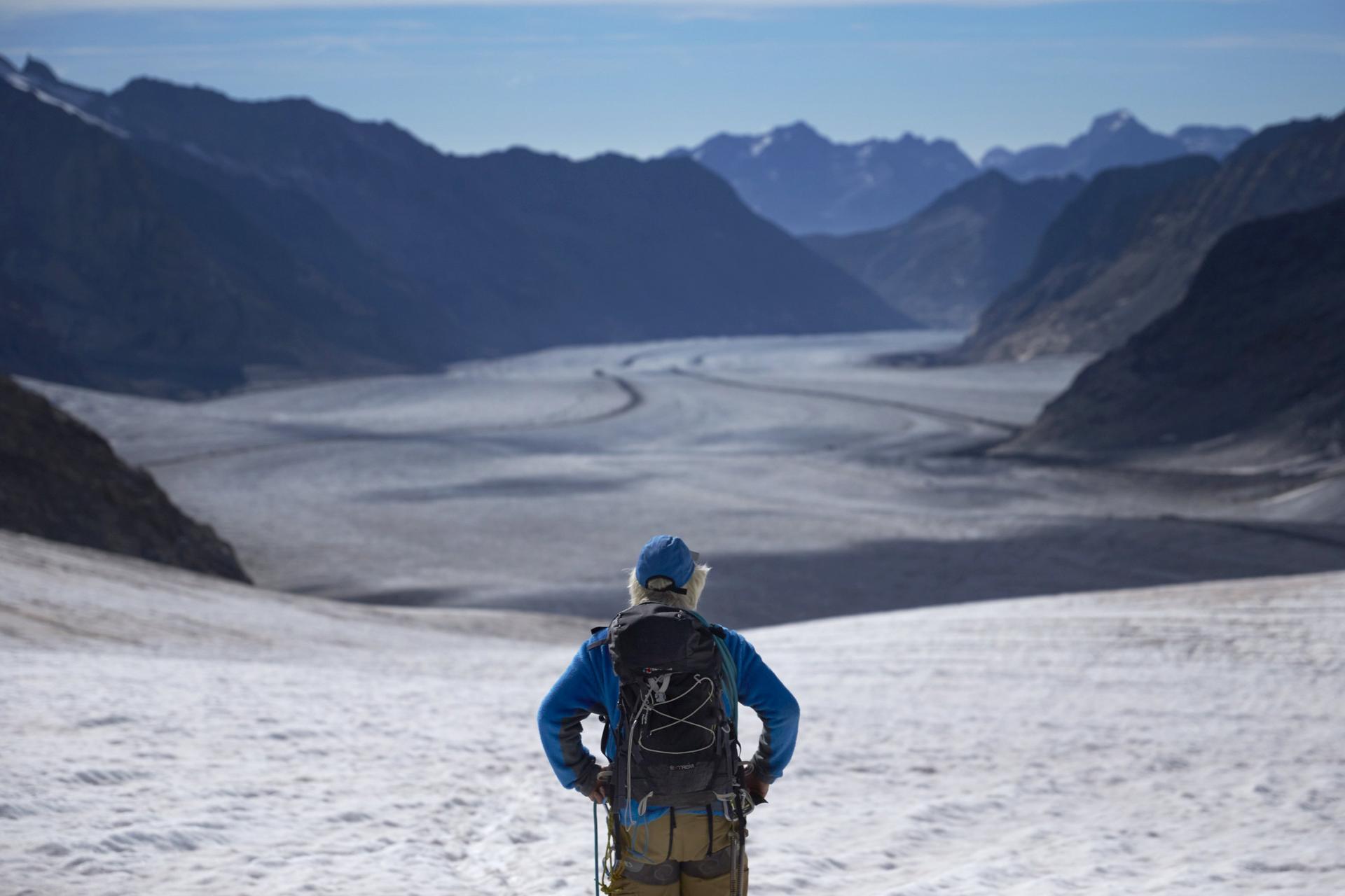 One of Europe's biggest glaciers, the Great Aletsch that coils through the Swiss Alps could almost vanish in our lifetime because of climate change. Photo: Reuters