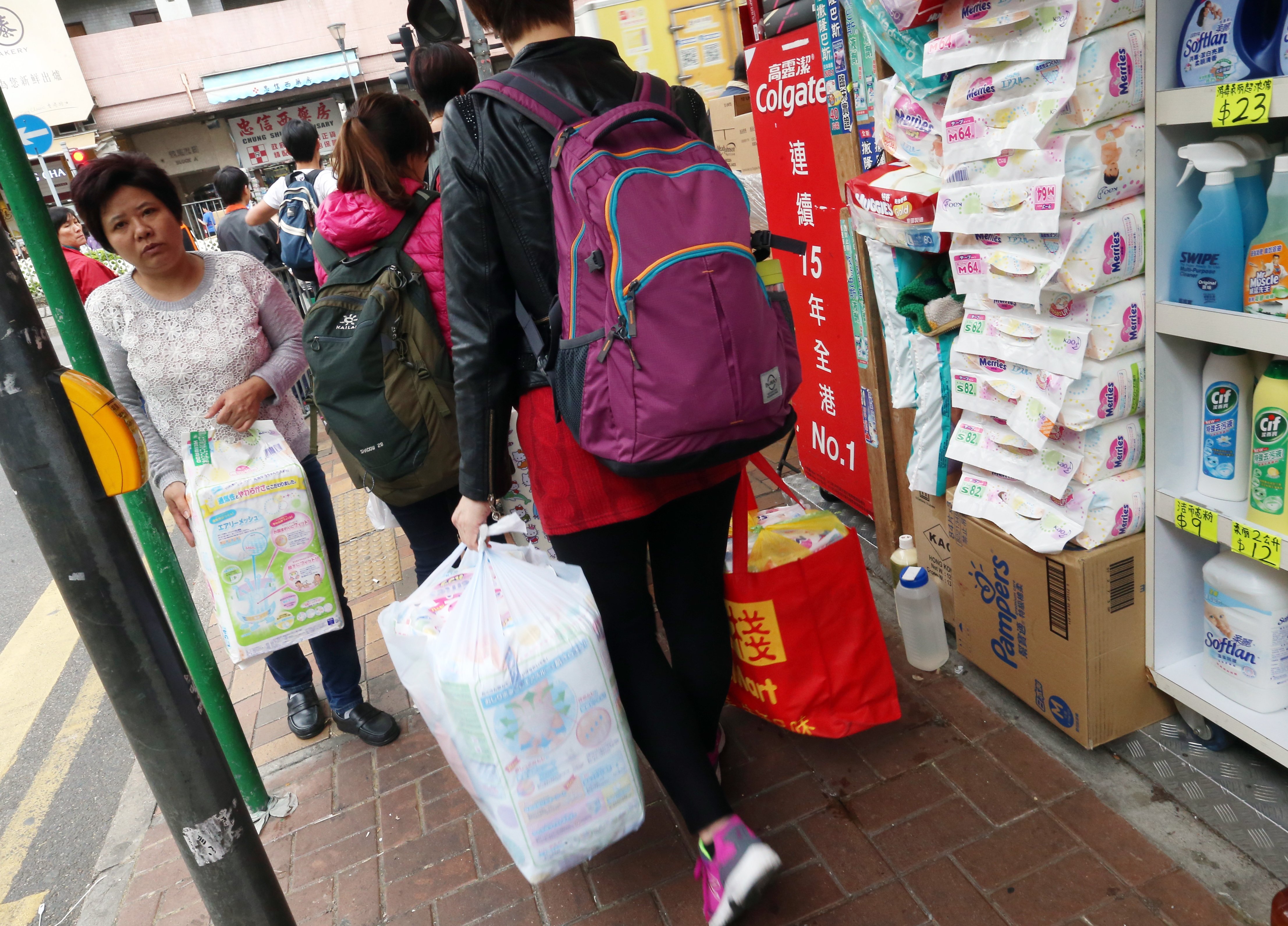 The incident took place in March in Tuen Mun, a popular place for shoppers from the mainland. Photo: K.Y. Cheng
