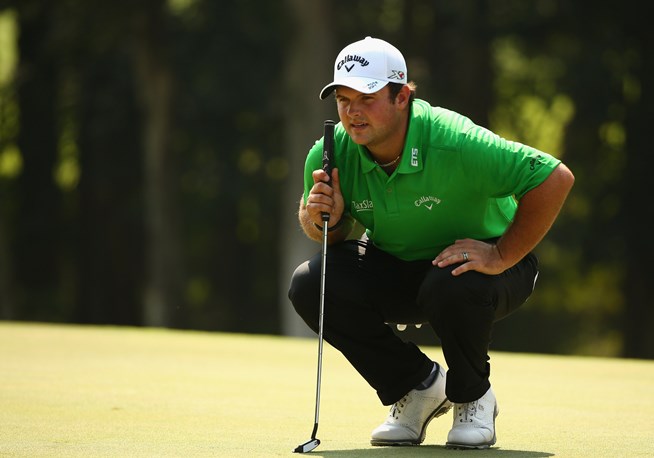 Patrick Reed during the third round of the Hong Kong Open. Photos: European Tour