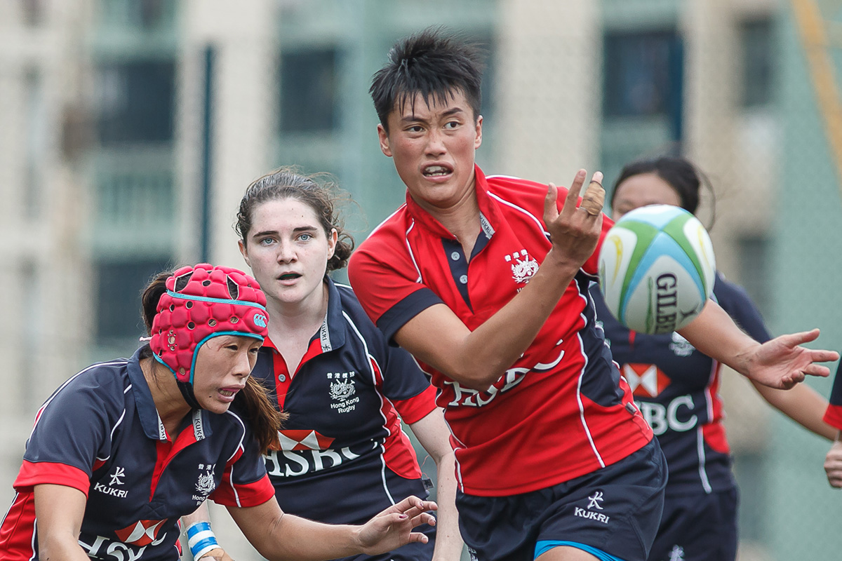 The first round of the three-leg Women’s Premiership Super Series took place at King’s Park on Saturday with Scorpions (red) beating Vipers 24-7. Photos: HKRU