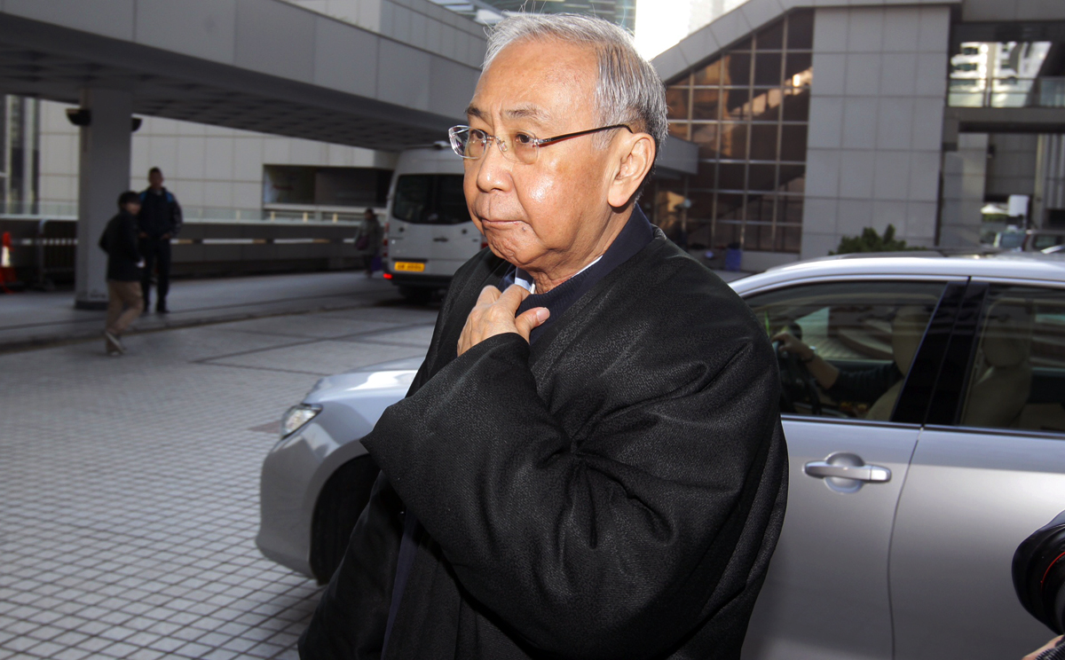 Ex-chief secretary Rafael Hui.