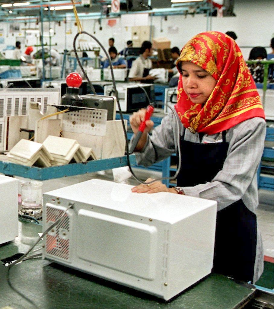 Malaysia is a major producer of electronic equipment. Photo: AFP