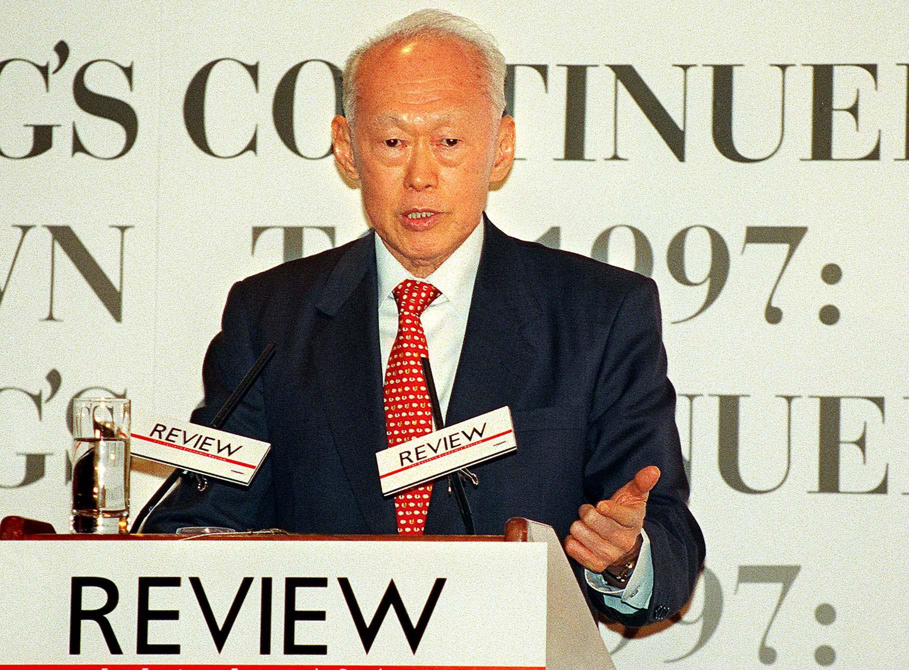 Singapore's late leader Lee Kuan Yew