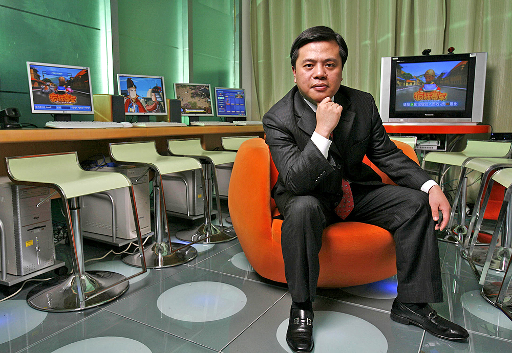 Shanda's Chen Tianqiao made 6.2 billion yuan. Photo: Bloomberg