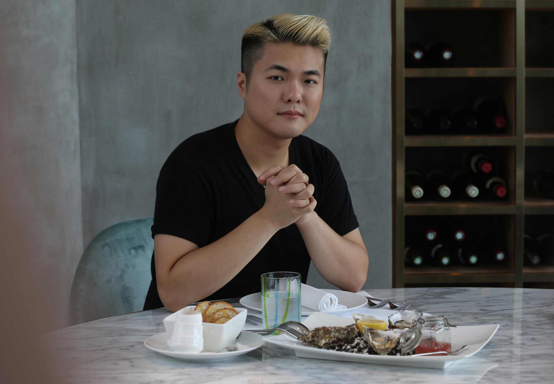 Fashion designer Erbert Chong is well-versed in French food, as he spends a great deal of time in Paris. Photos: K. Y. Cheng