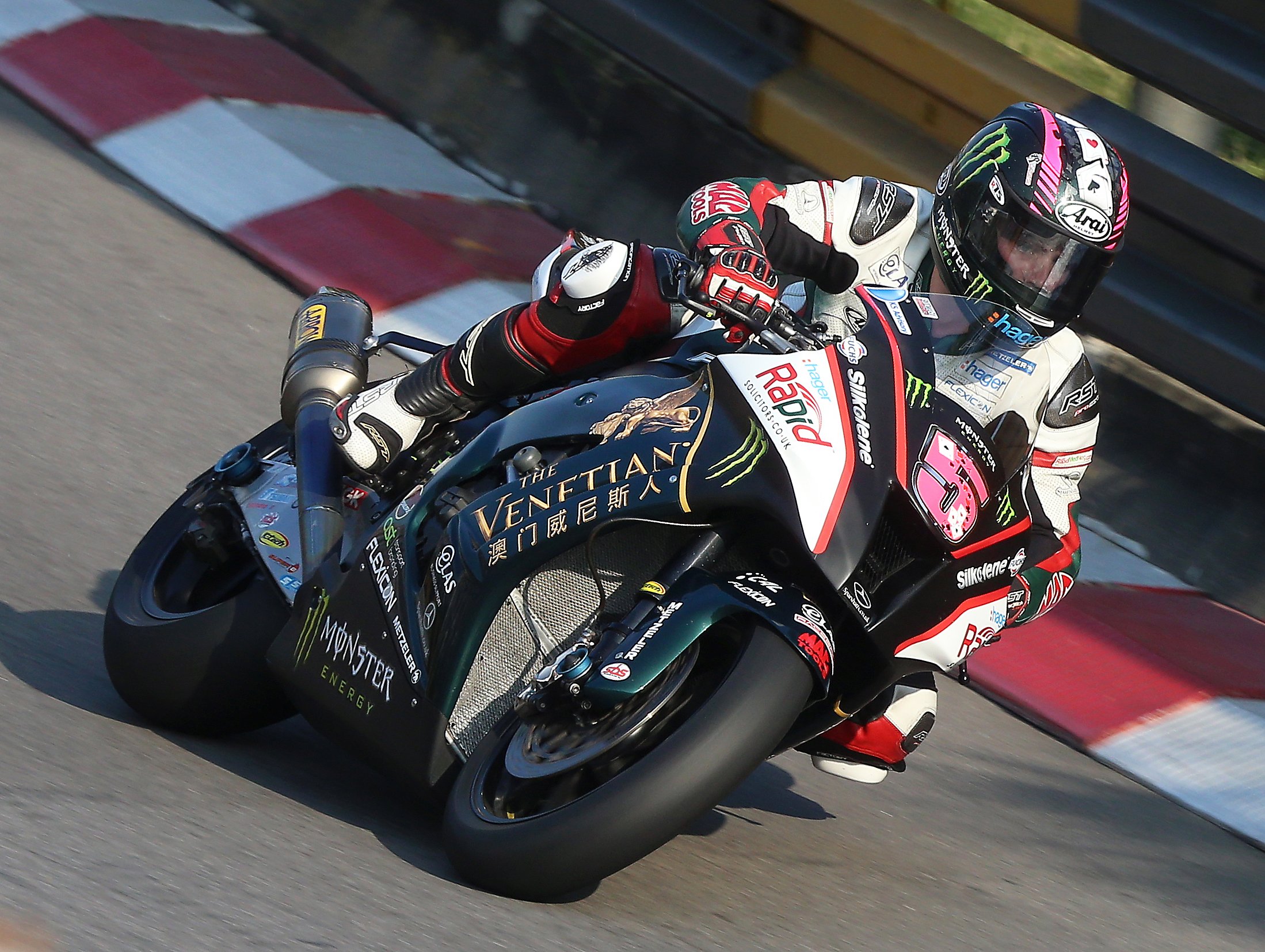 Scotland’s Stuart Easton is aiming for a fifth Macau Motorcycle Grand Prix title this month. Photos: Nora Tam