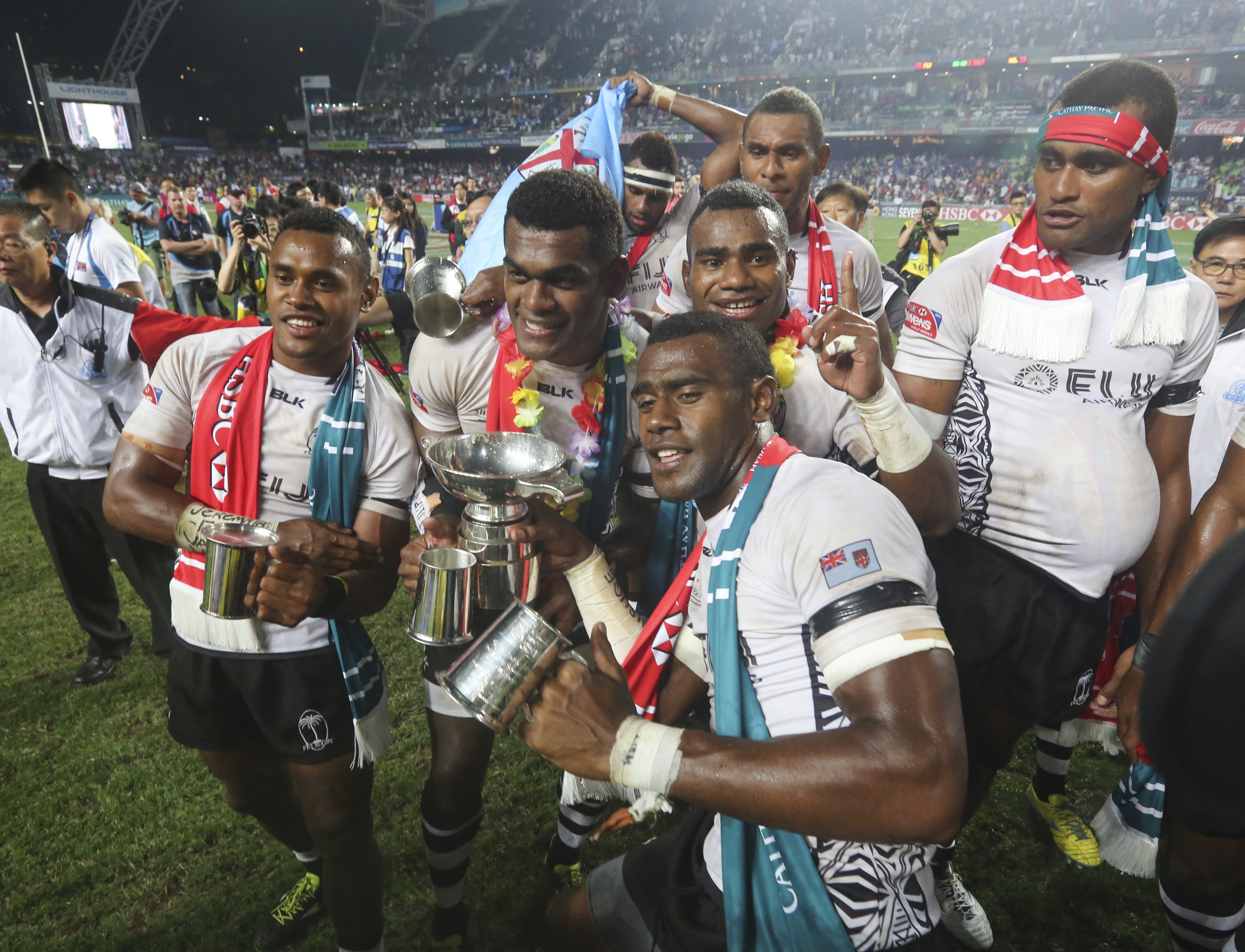 Fiji are the reigning Hong Kong Sevens champions. Photo: SCMP Pictures