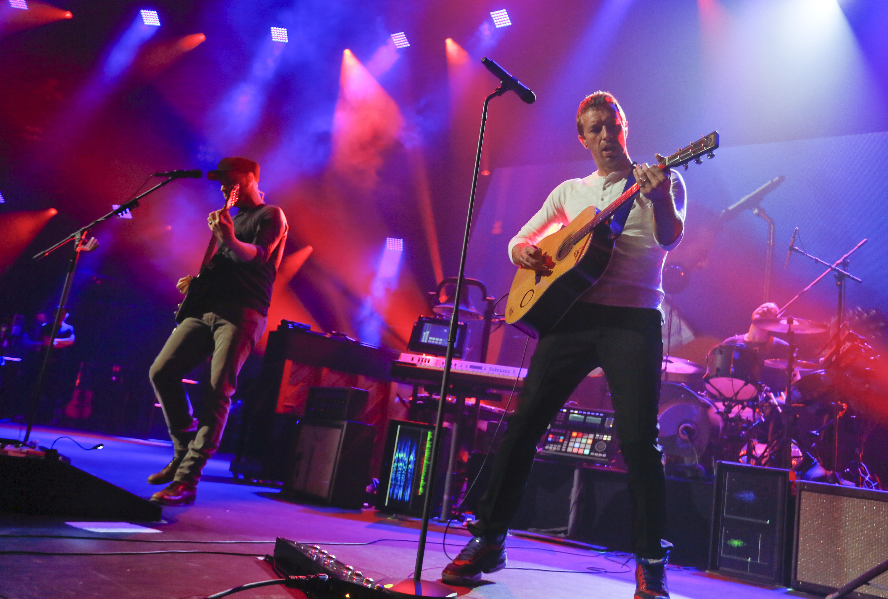 Coldplay will be the headline act in the Super Bowl half-time show. Photo: AP