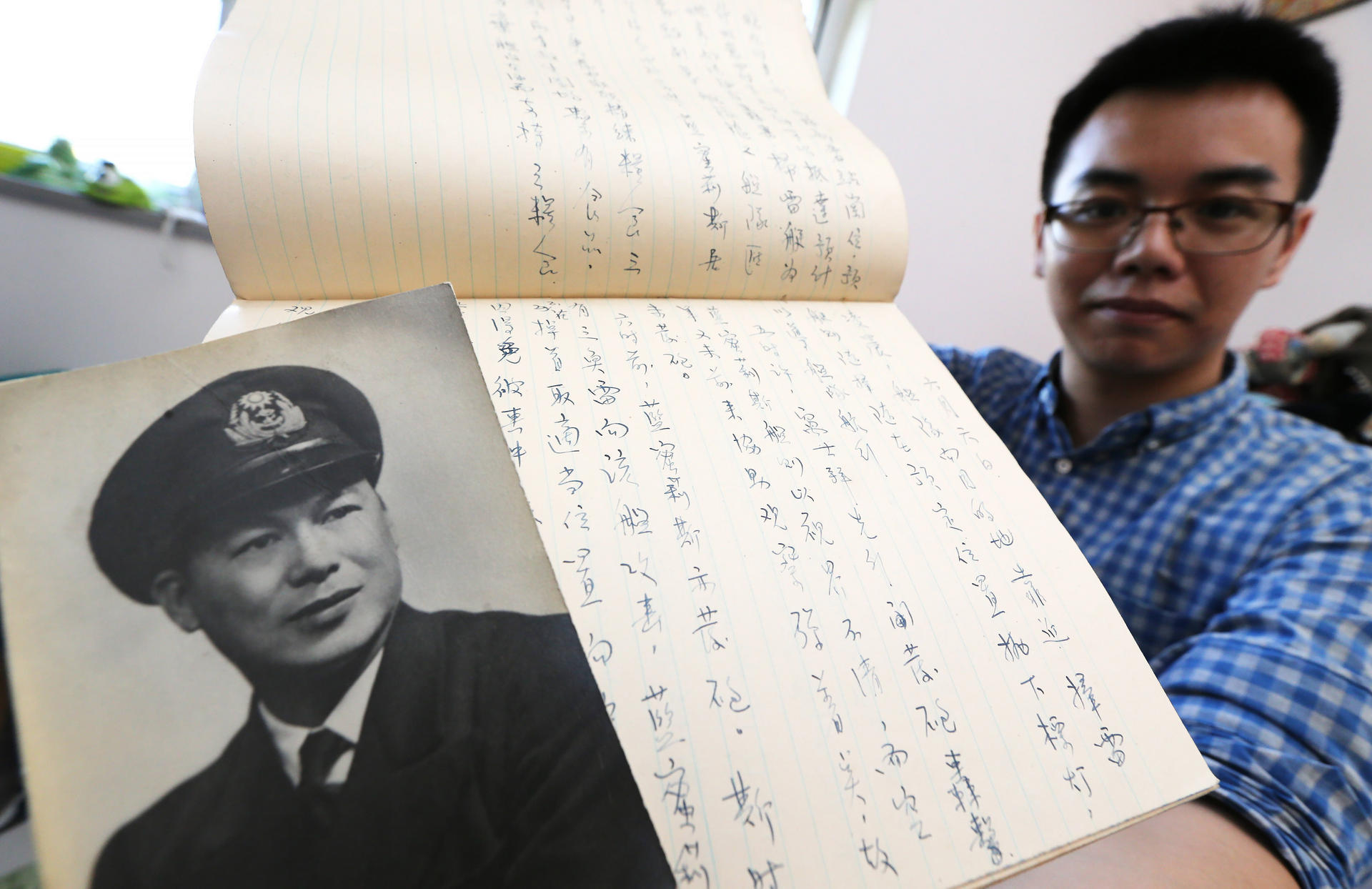 Kelvin Hang was involved in the discovery of the diary of a Chinese naval officer who participated in the D-day landings. Photo: Felix Wong
