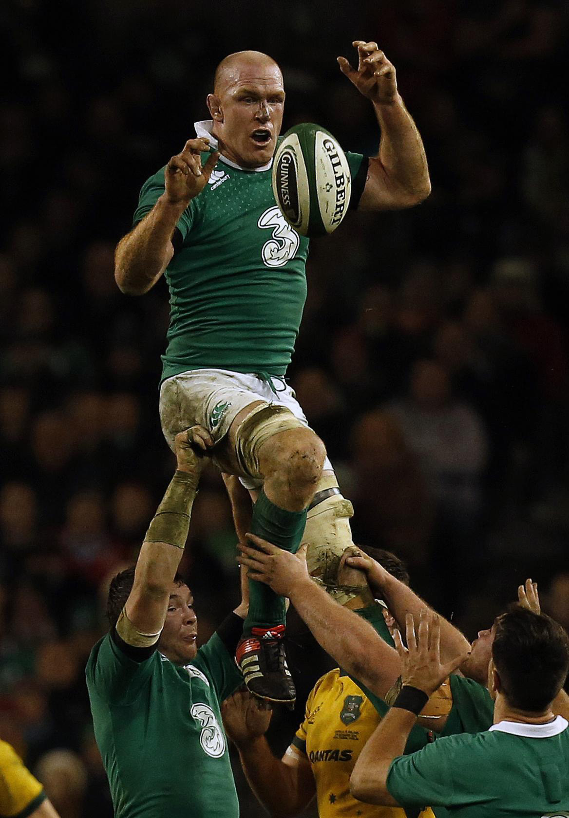 Former Ireland skipper Paul O'Connell announced his retirement from all rugby on Tuesday with immediate effect. Photo: Reuters