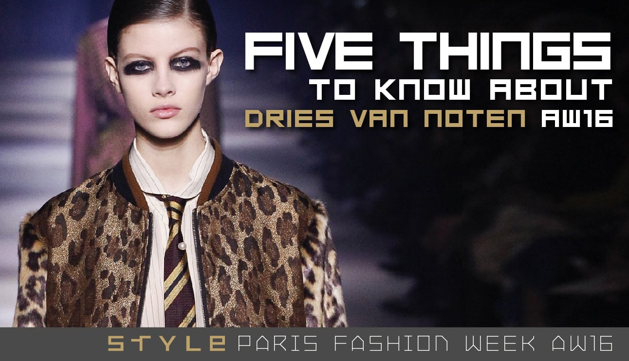5 Things To Know About Dries Van Noten AW16 | South China Morning Post