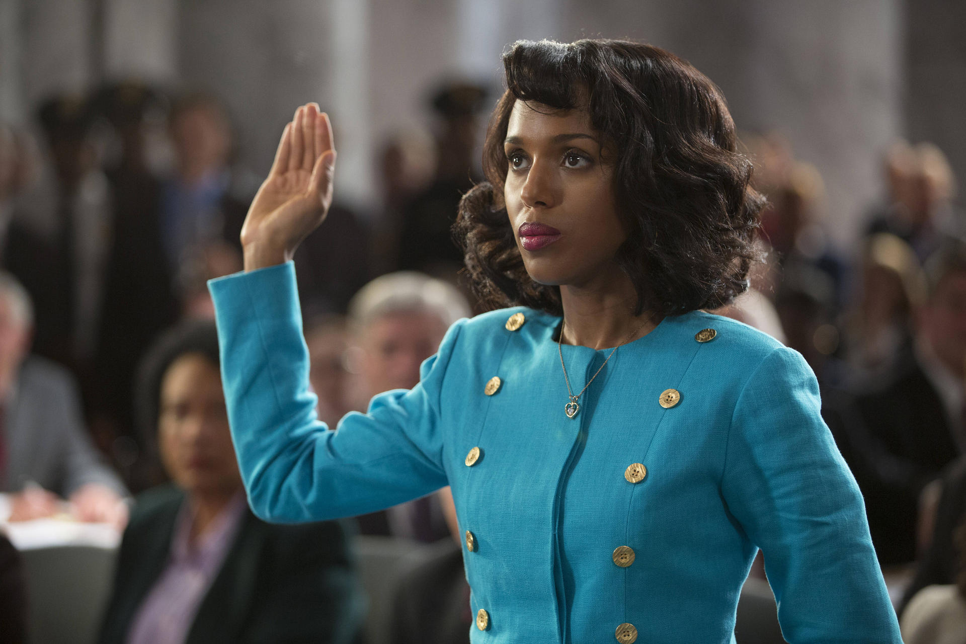 Kerry Washington as Anita Hill in Confirmation.