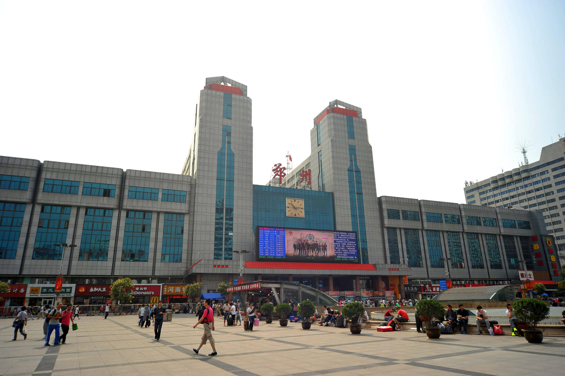 Zhengzhou is a junction for multiple major passenger and cargo rail lines.Photo: ImagineChina