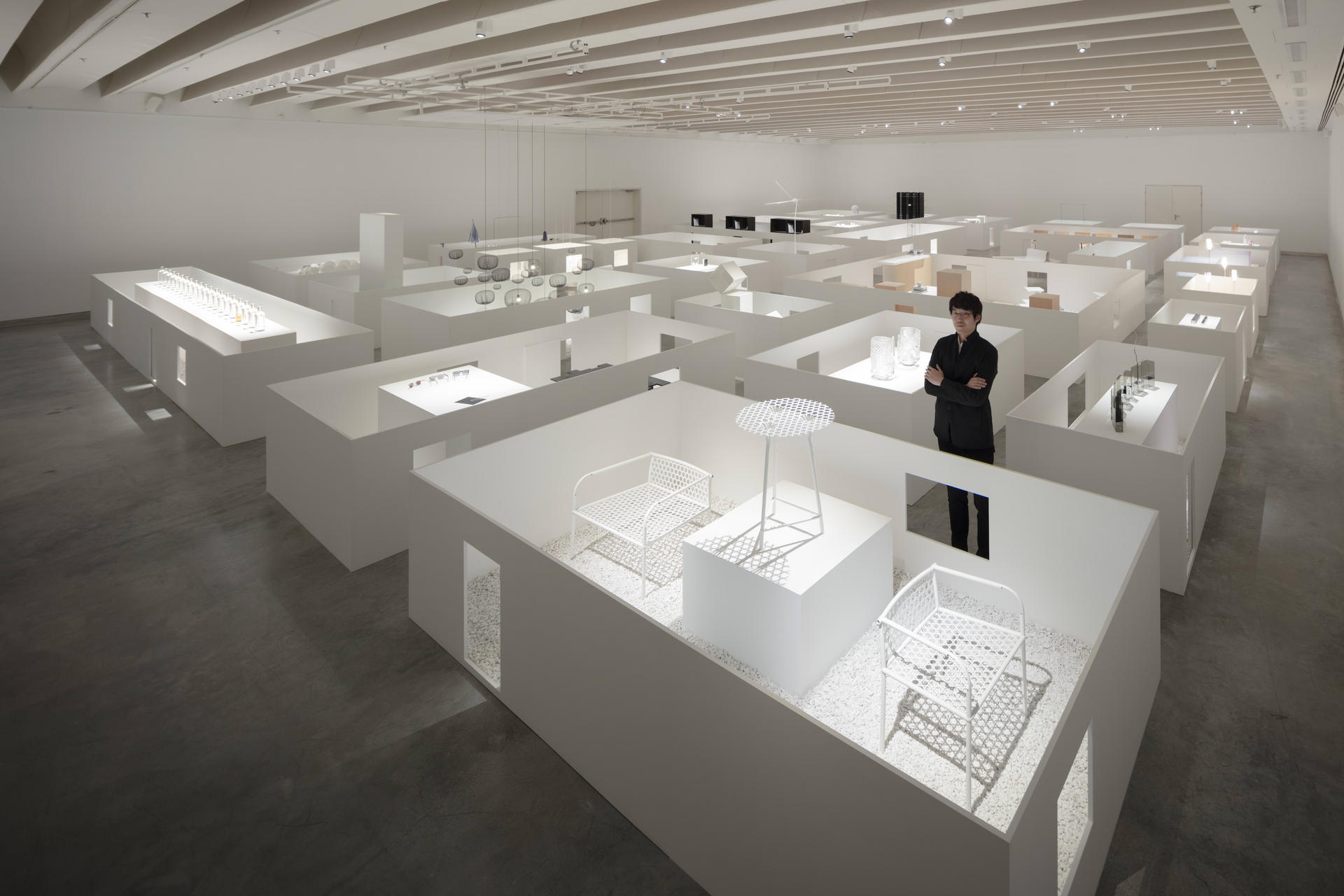 Oki Sato's design career is commemorated in Nendo's first large retrospective exhibition, 'The Space in Between', at the Design Museum Holon, in Israel. Photos: Takumi Ota, Masayuki Hayashi, Yoneo Kawabe