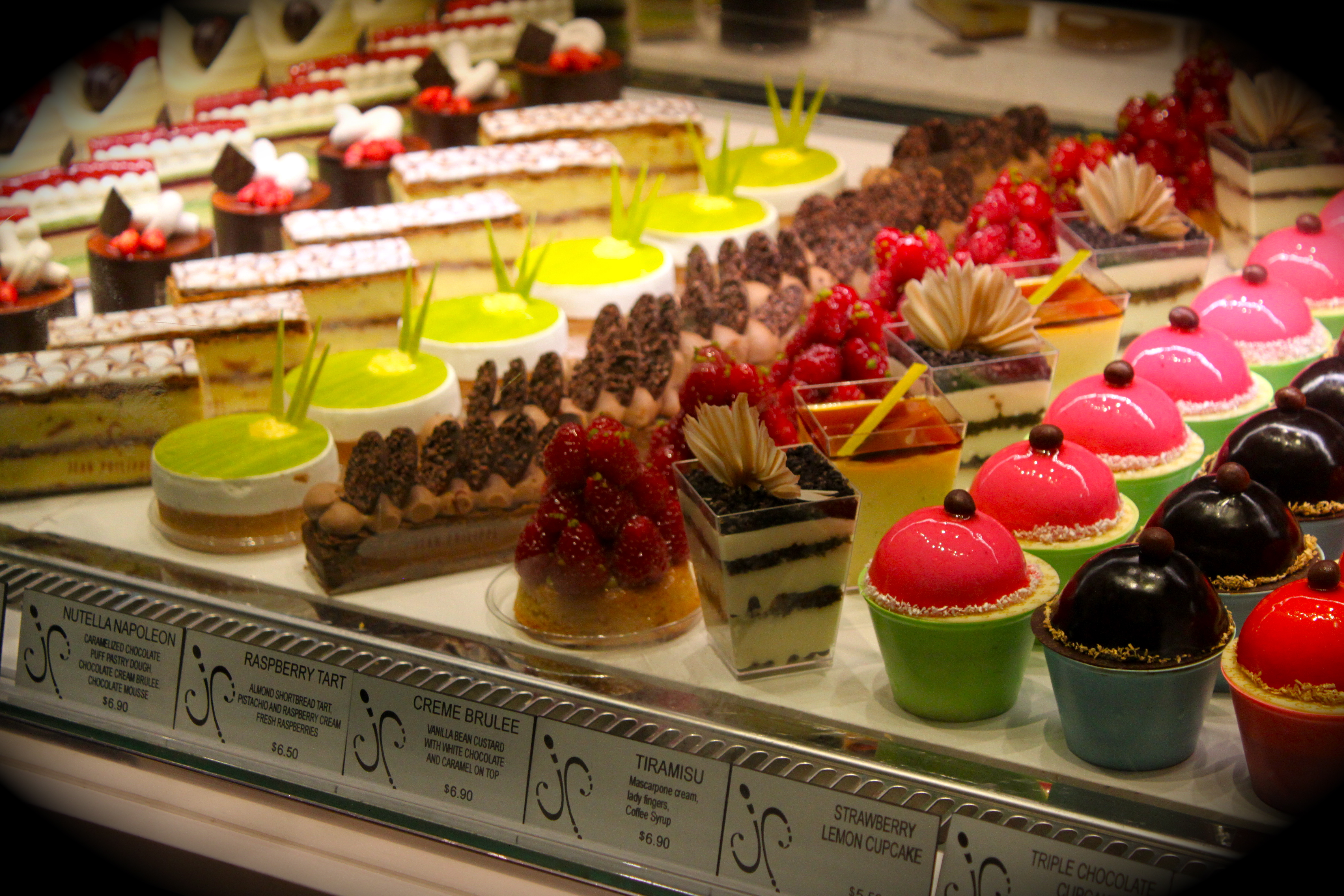 The menu at Ritz-Carlton Cafe in Macau has a scrumptious selection of classic French patisseries