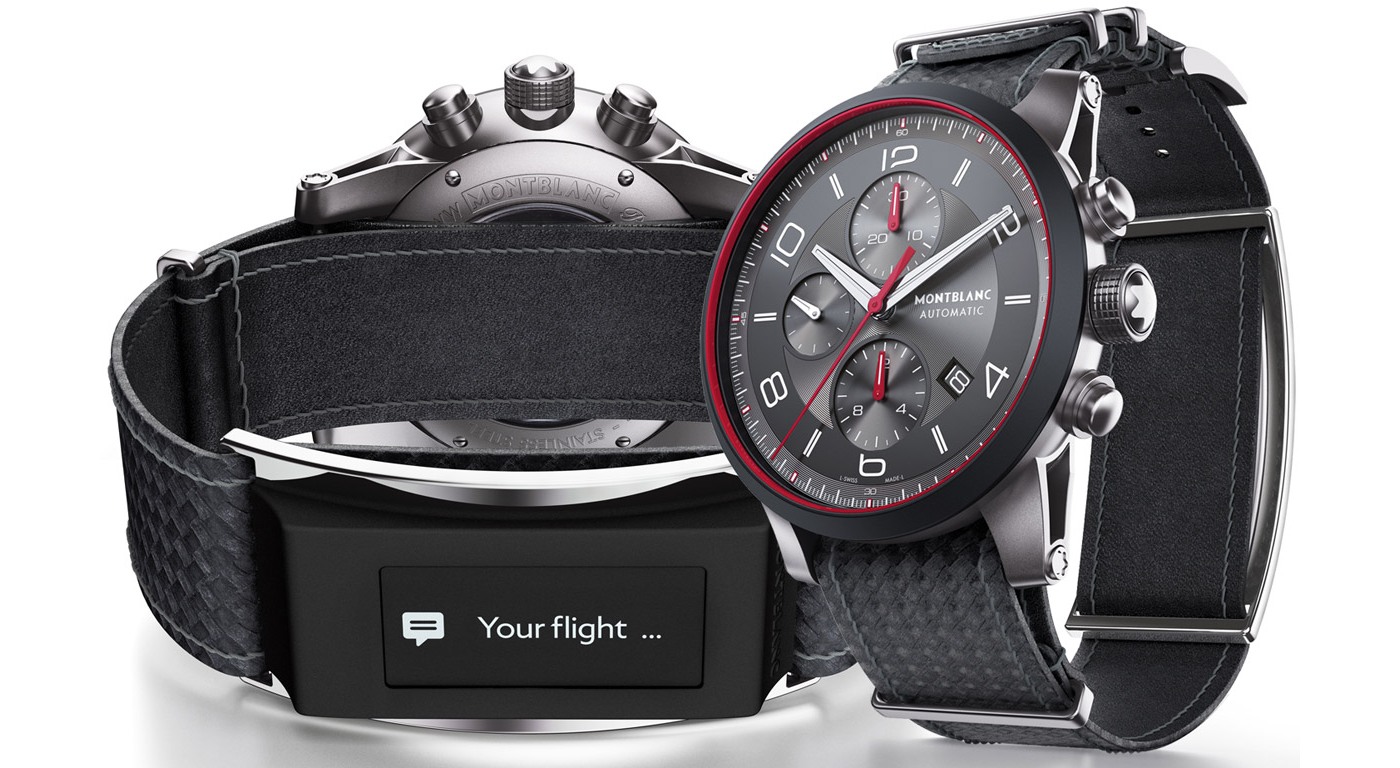 The Montblanc TimeWalker Urban Speed e-Strap combines wearable technology with fine watchmaking.