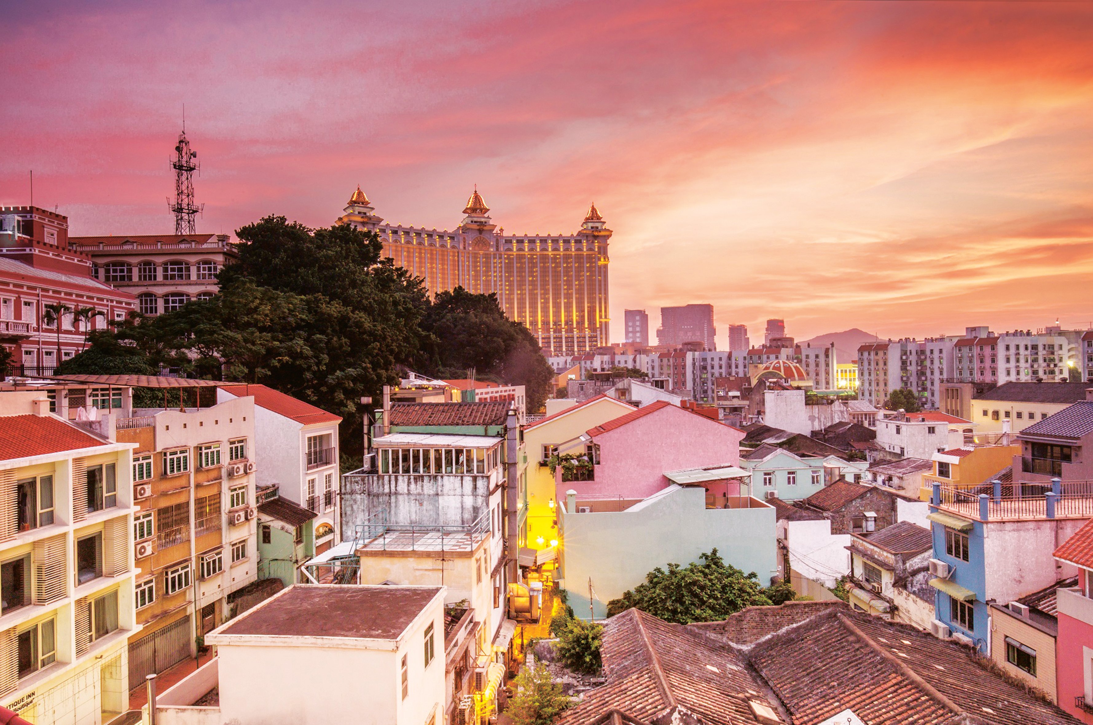 Taipa Village is located in the best-preserved area of historical Taipa Island (Macau).