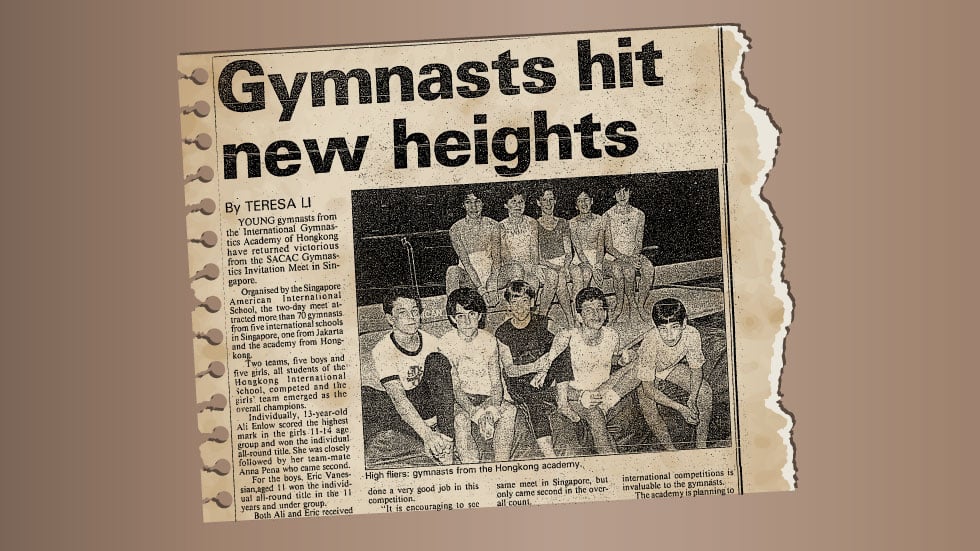 [SCMP Archive] Gymnasts hit new heights