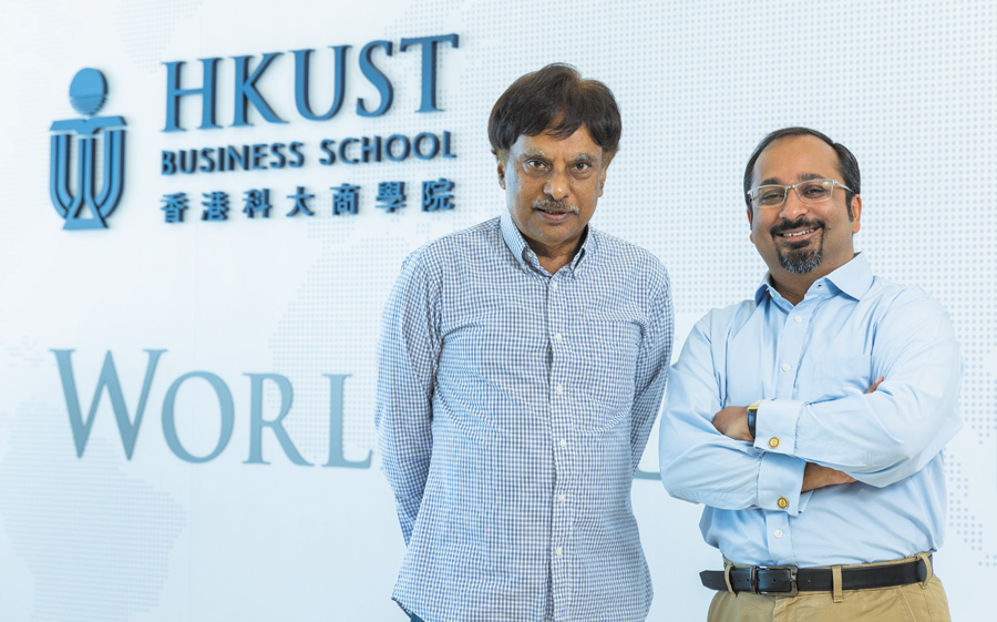 Professor Anirban Mukhopadhyay and Professor AV Muthukrishnan