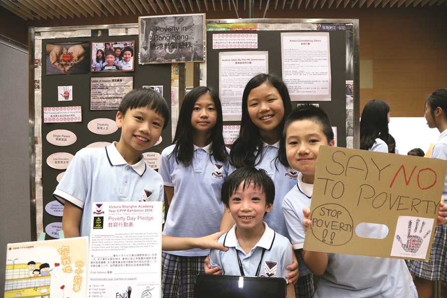 Students at Victoria Shanghai Academy research benefits of positive action