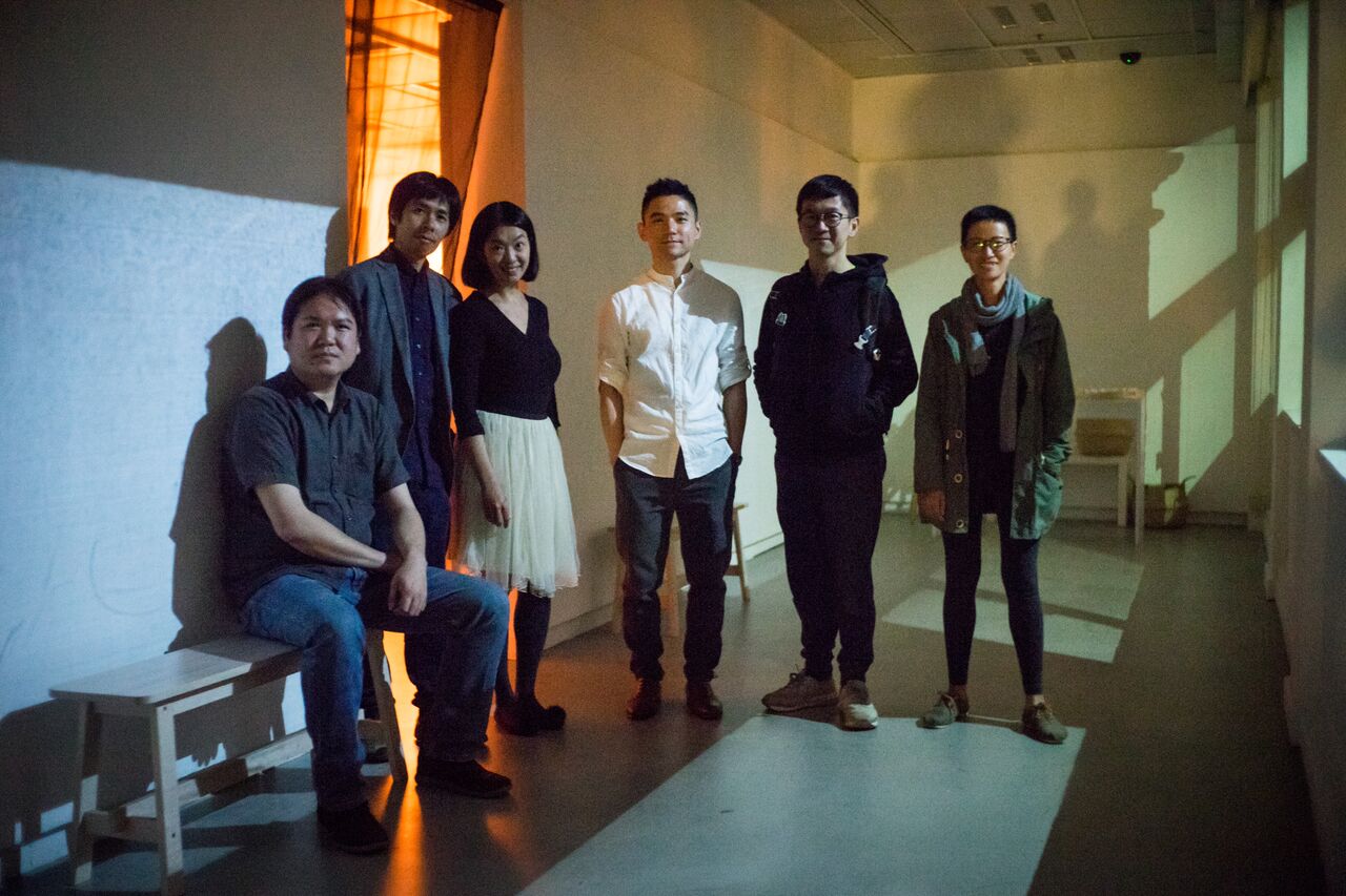 The creative team behind Secret Garden: (from left) William Wong, interactive design, Kingsley Ng, concept and artistic director, Stephanie Cheung, concept and curation, Nick Poon Fai-wong, ceramics, Lee Chi-wai, lighting design, and Monti Lai Wai-yi, seed installation.