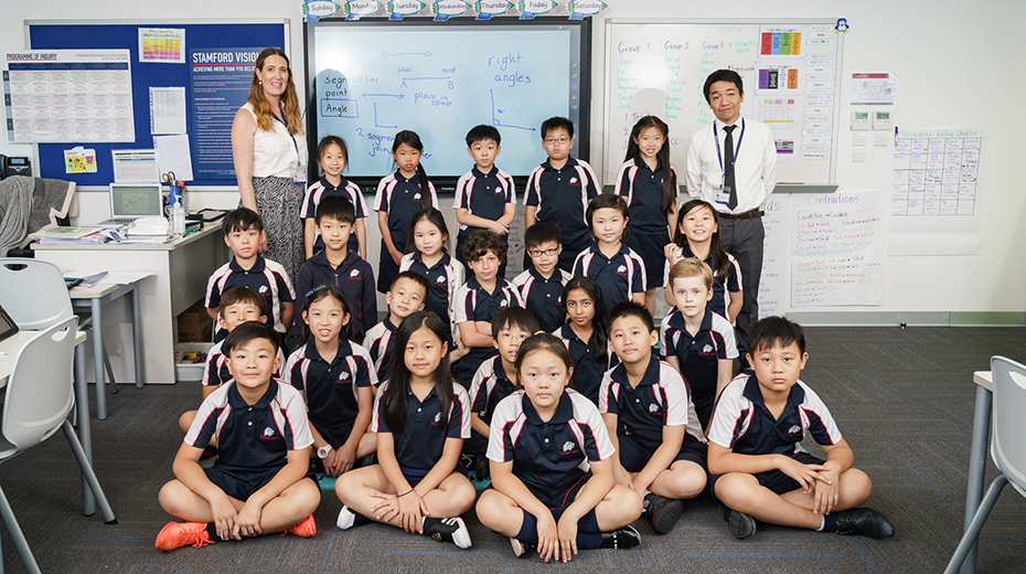 Grade 3 Class at Stamford