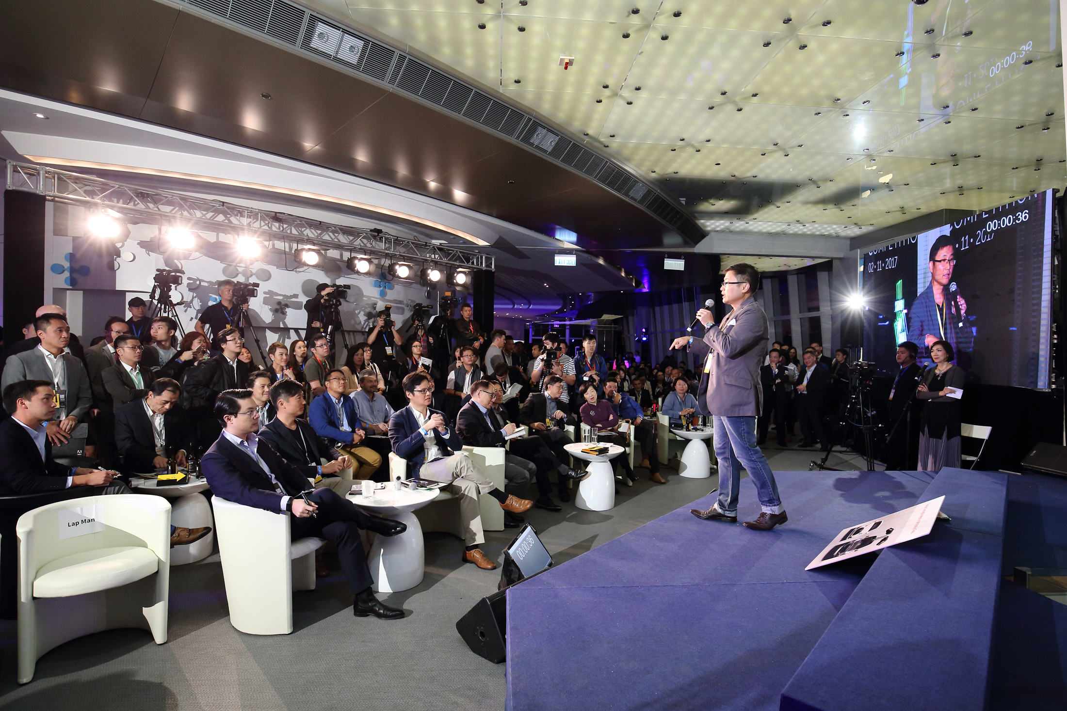 One hundred high potential start-ups from around the world pitch their ideas to investors and industry leaders in EPiC