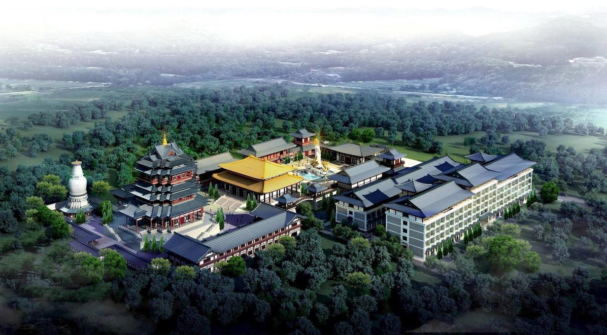 An artist's impression of the proposed Forbidden City-inspired theme park in Wyong Shire, New South Wales, Australia.