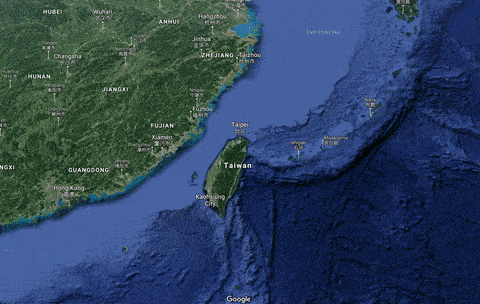 google maps accidentally exposes taiwan