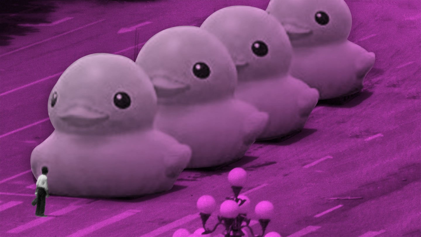 Anything from rubber ducks to iPads are being used to keep the memory of Tiananmen alive