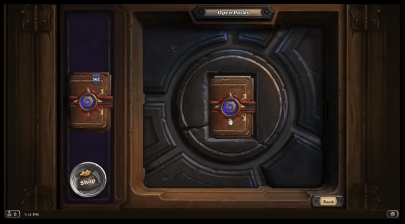 Another form of loot box is a card pack. (Picture: Blizzard/Stok3d/YouTube)