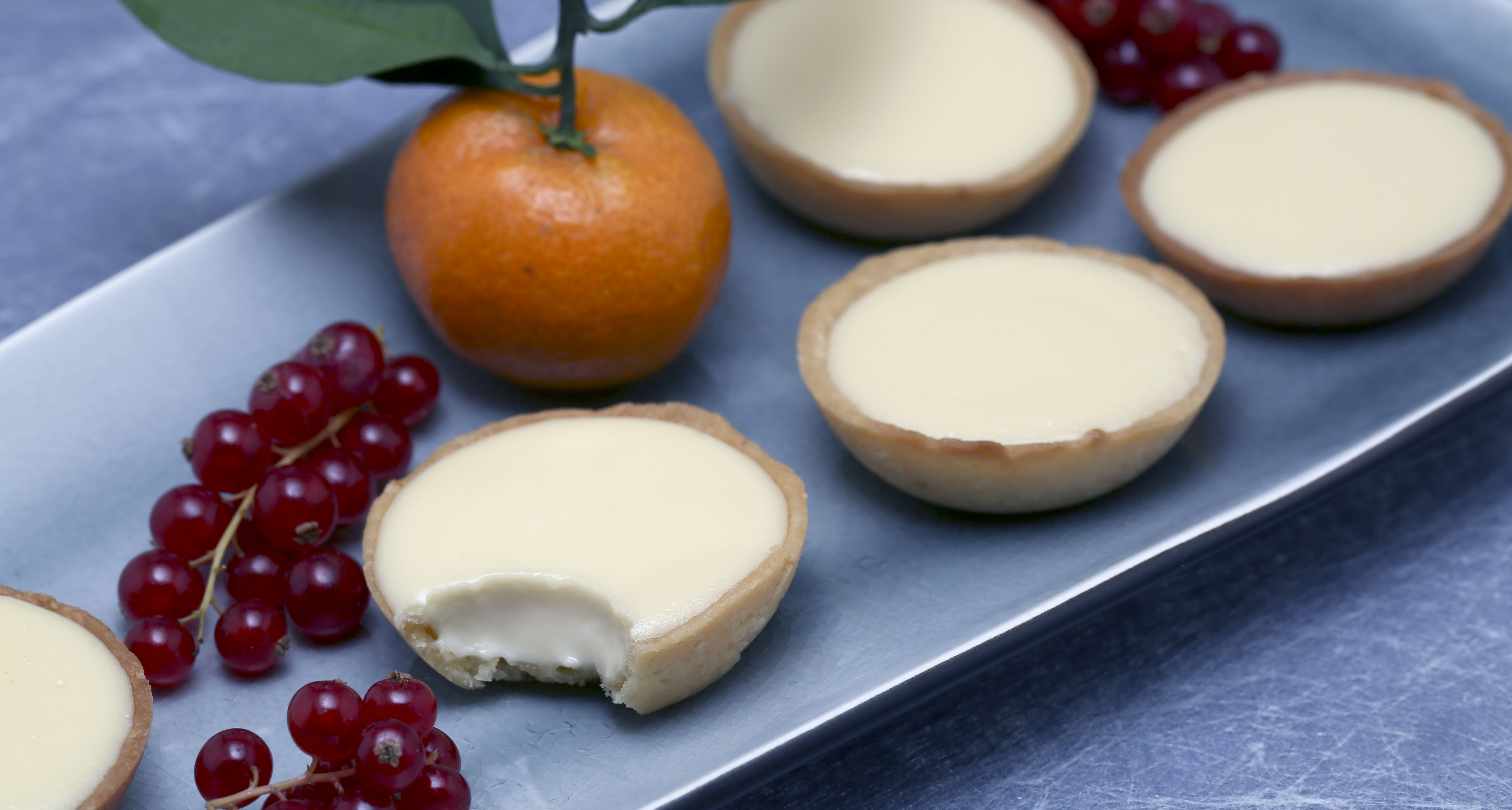 Japanese-style gooey cheese tarts