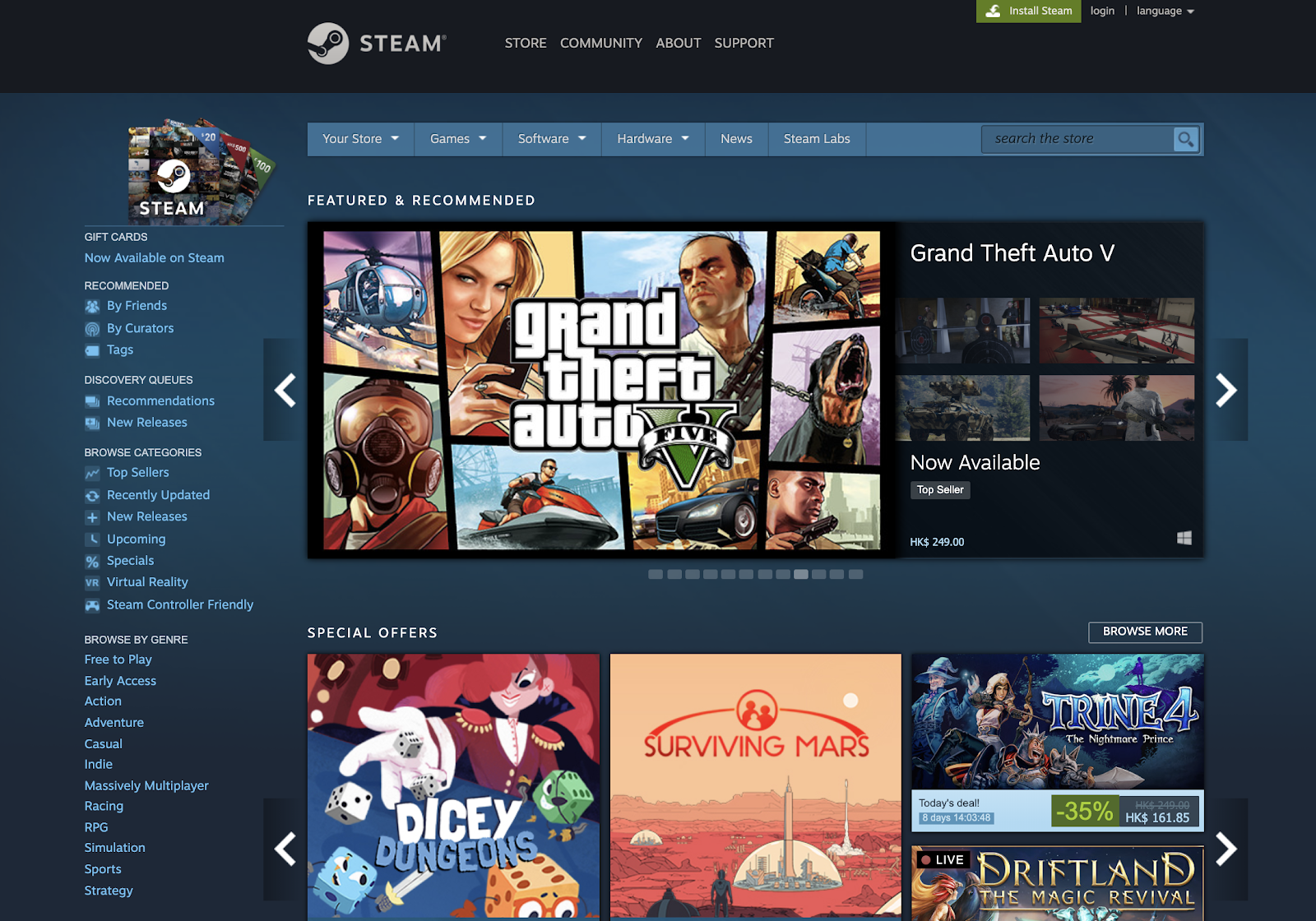 Steam is a popular platform for gamers in China. (Picture: Steam/Valve)